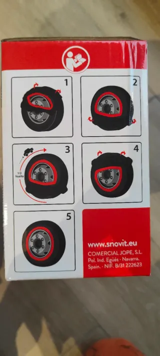 Cadenas de tela nueve coche