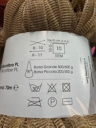 Gomitolo Mondial Kaleido per borse