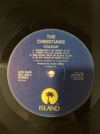 The Christians - Colour LP Vinile del 1990