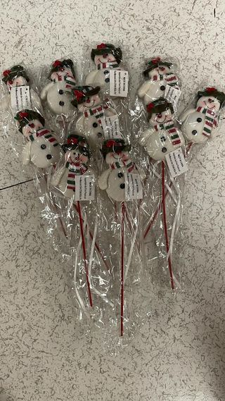 100 Segnaposto Pupazzi Neve Natalizi