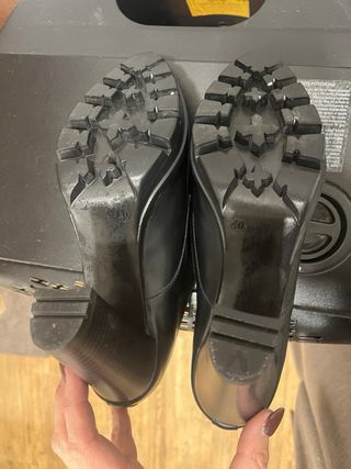 Zapatos Martinelli Piel Negros Hebilla