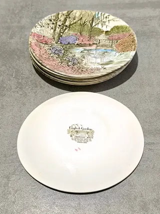 Servizio da dolce inglese in ceramica