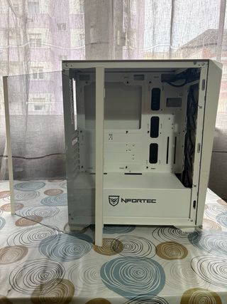 Caja PC Nfortec Krater Blanca
