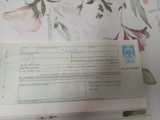 Letras de cambio antiguas