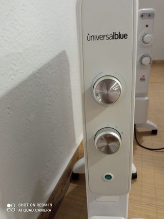 Radiadores FM y Universal Blue blancos