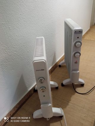 Radiadores FM y Universal Blue blancos