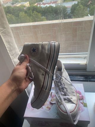 Converse Blancas Mujer Talla 38