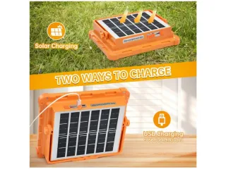 Luz LED Solar Portátil Recargable