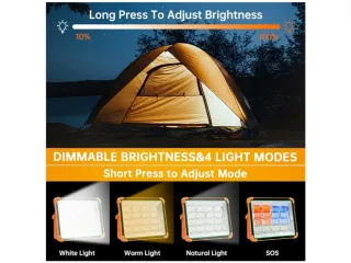 Luz LED Solar Portátil Recargable