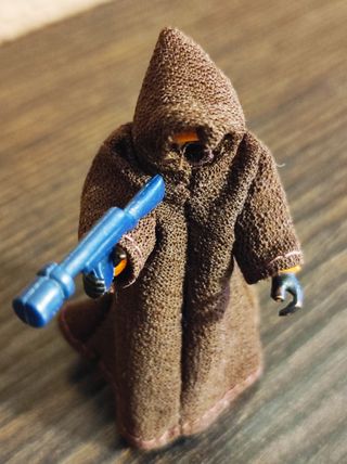 JAWA. CAPA Y ARMA ORIGINALES. STAR WARS. KENNER