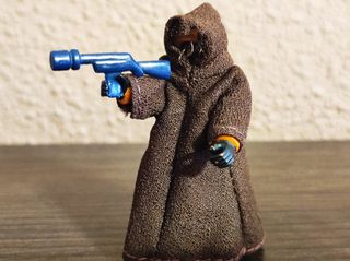 JAWA. CAPA Y ARMA ORIGINALES. STAR WARS. KENNER