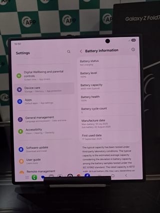 Samsung Galaxy Z Fold 7 256GB Nero
