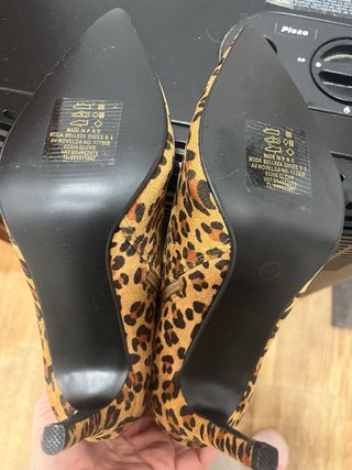 Botas altas animal print