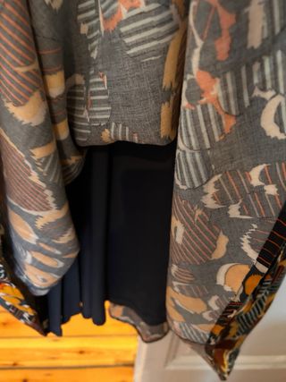 Falda larga estampada