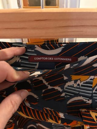 Falda larga estampada