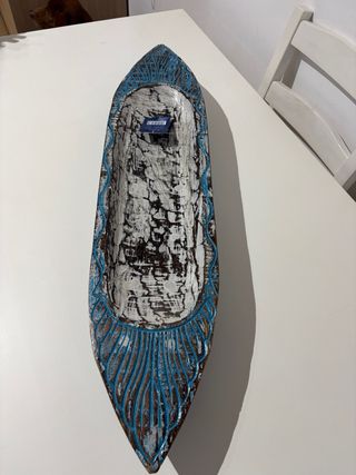 Centro de mesa decorativo madera