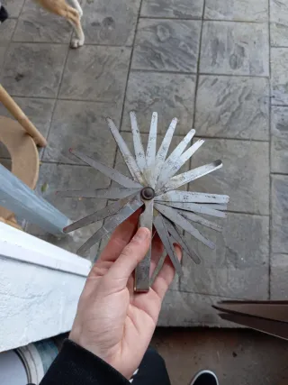 Juego de galgas de espesores