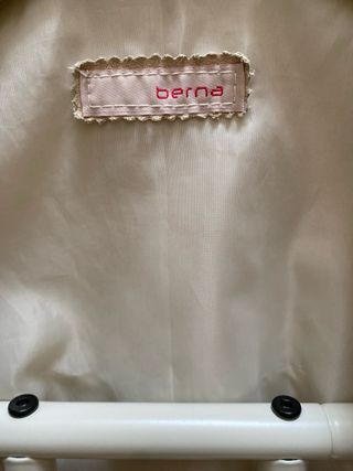 Giacca in pelle scamosciata Berna beige taglia 40