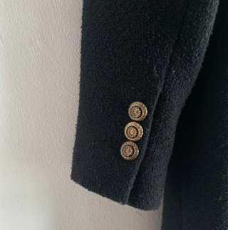 Blazer Zara Nero Doppiopetto Tg S