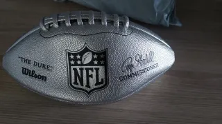 Balón NFL Wilson DUKE SILVER