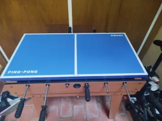 Futbolín, billar y ping-pong