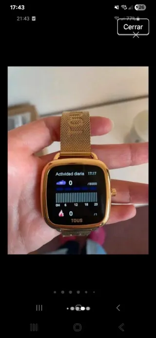 Reloj Tous Dorado