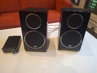 Altavoces JVC + Mini Amplificador SMSL