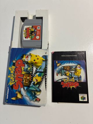 Pokemon Snap Nintendo 64 caja original pal españa