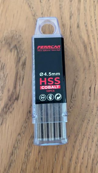 Brocas HSS M35 Cobalto 4.5mm (10uds)