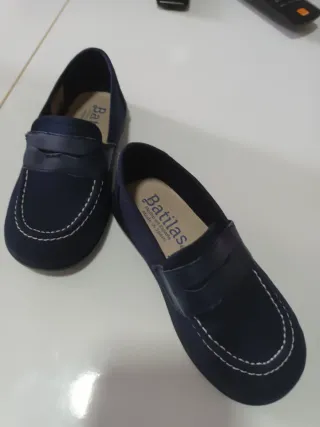 Mocasines niño azul marino
