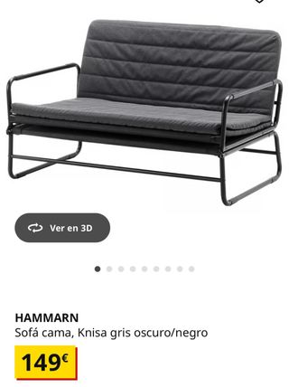Sofá Cama Ikea Gris