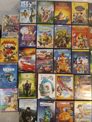 Oferta Lote Películas DVD dibujos Animados Disney