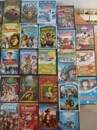 Oferta Lote Películas DVD dibujos Animados Disney
