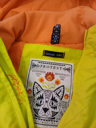 Anorak esquí Protest junior niña 140cm