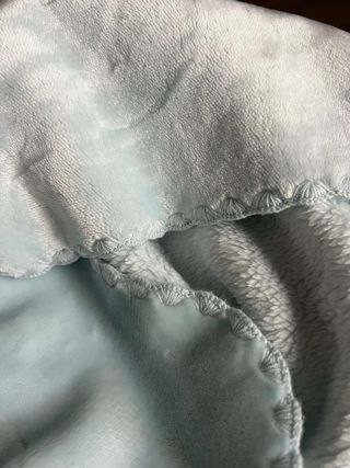 Manta infantil azul con ositos