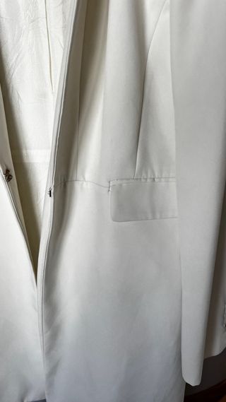 Americana Zara blanco roto