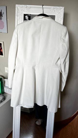 Americana Zara blanco roto