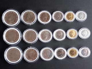 MONEDAS MUNDIAL 1982, 1980*80, 1980*81 y 1980*82