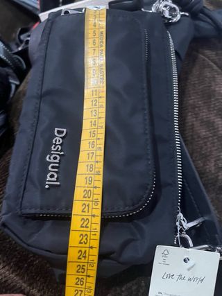 Bolso bandolera Desigual negro
