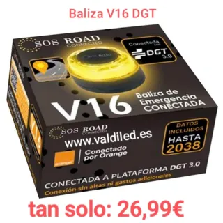 Baliza V16 DGT Conectada SOS ROAD