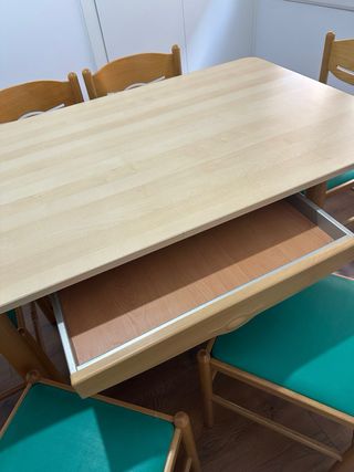 Mesa de comedor con 6 sillas