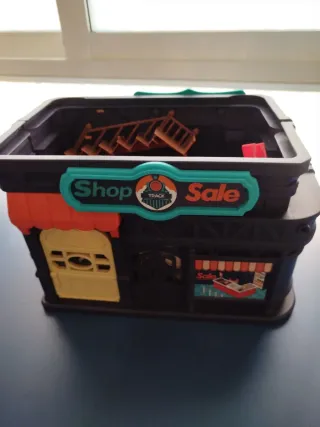 Maletín Juguete Tren Tienda y Casa