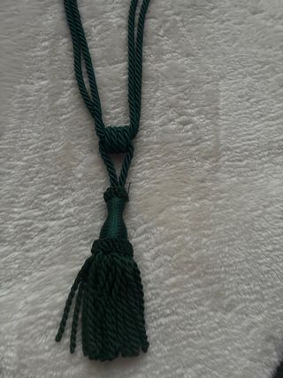 Borla per tende verde