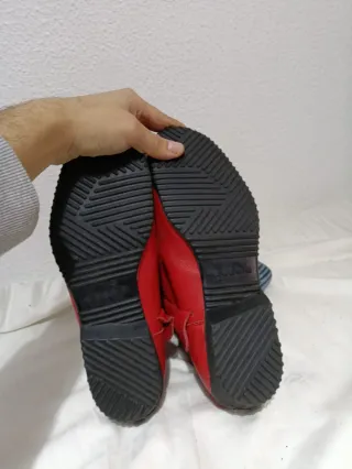 Botas de moto Diadora rojas