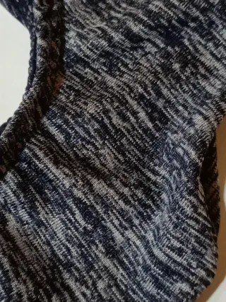 Tanga chico gris con detalles naranja