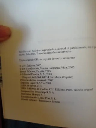 El paìs del desastre amoroso