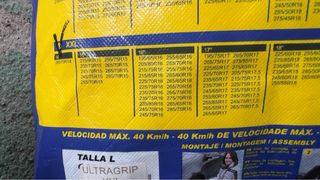 Cadenas Nieve Textiles Goodyear XXL