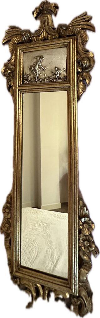 2 Espejos Decorativos Dorados