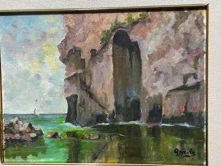 Quadro antico olio su tela