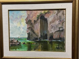 Quadro antico olio su tela